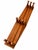 1960s Mid-Century Modern Yugoslavian Beech Wood Expandable Wall Coat & Hat Rack, 10 Pegs For Sale - Image 4 of 9