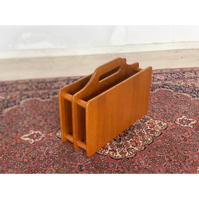 For sale is a very nice newspaper rack. Danish design, 1960s, good condition. Dimensions: Height: 36.5 cm, Width: 50 cm,...