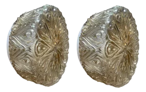 Crystal Glass Sconces from Staff, Germany, 1970s, Set of 2