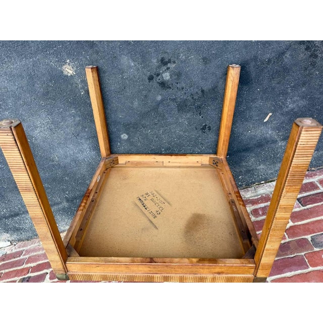 Pair of Vintage Campaign-Style Accent Tables From the Drexel Accolade Collection For Sale - Image 12 of 16