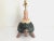 Mid Century Wicker Turtle Lamp & Shell Shade For Sale - Image 6 of 12