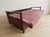 Mid-Century Modern Burgundy Folding Sofa Bed from Edmund Homa, Czechoslovakia, 1960s For Sale - Image 4 of 15