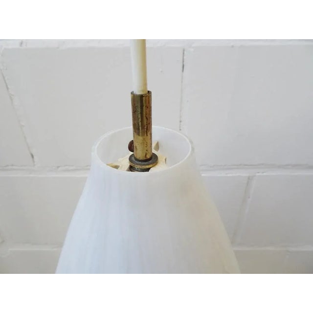 Drop Shape Glass Pendant Lamp, 1950s For Sale - Image 6 of 11