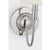 Elkins Sconce in Polished Nickel with Linen Shade Designer: Thomas O'Brien Finish: Polished Nickel Height: 13.75" Width:...