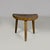 Mid-Century Modern Mid-Century Modern French Semicircular Table Stool in Wood, 1950s For Sale - Image 3 of 13