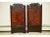 Antique Carved Wood Lacquered Japanese Geisha Screen Panels - a Pair For Sale - Image 11 of 12