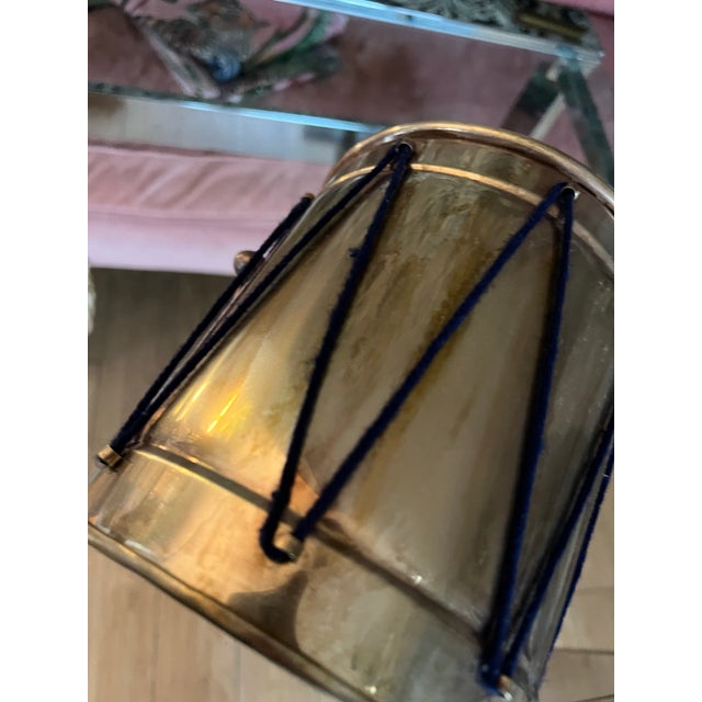 Up for consideration is a beautiful small brass drum planter. This would look lovely in your home and it is a great find...