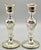 Traditional Antique Mercury Glass Candlesticks, a Pair For Sale - Image 3 of 9