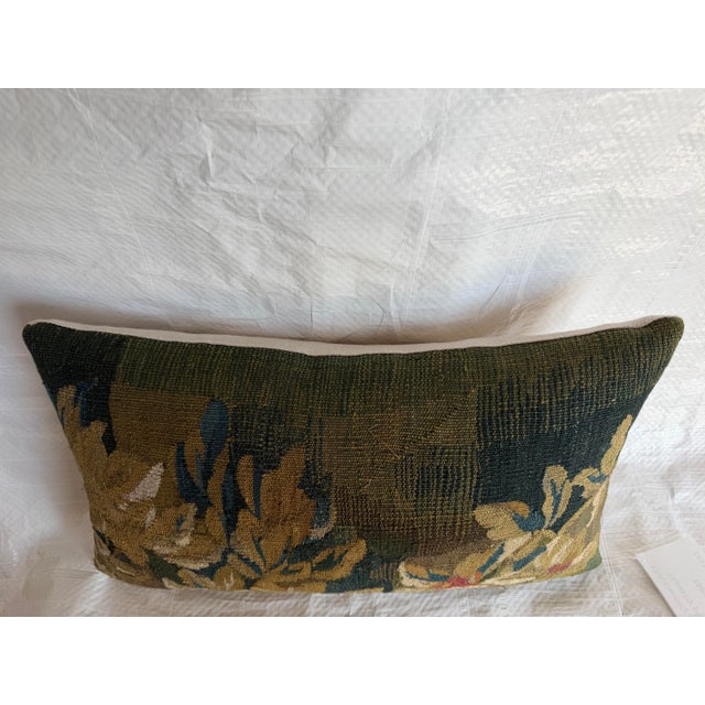 17th Century Flemish Verdure Tapestry Pillow For Sale In Los Angeles - Image 6 of 7
