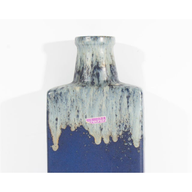 Ceramic Scheurich Keramik 281-30 West German Ceramic Bottle Vase For Sale - Image 7 of 8