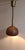1970s Vintage Height-Adjustable Ceiling Lamp with Teak Shade on a Plastic Mount, 1970s For Sale - Image 5 of 7