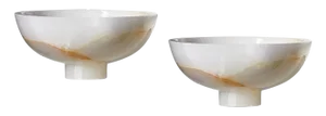 Twosidestory Bowls by Lisette Rützou, Set of 2