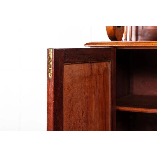 Hollywood Regency 19th Century Regency Mahogany Chiffoniers, Set of 2 For Sale - Image 3 of 10