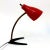 Very good vintage condition for this table lamp produced in Italy during the 50s and made from red lacquer and brass. Full...