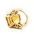 1980s Italian 18k Gold Citrine & Baguette Diamond Architectural Cocktail Ring, Size 6 For Sale - Image 11 of 15