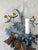1940s 1940s Antique Italian Tole Electric Wall Sconces, a Pair For Sale - Image 5 of 9