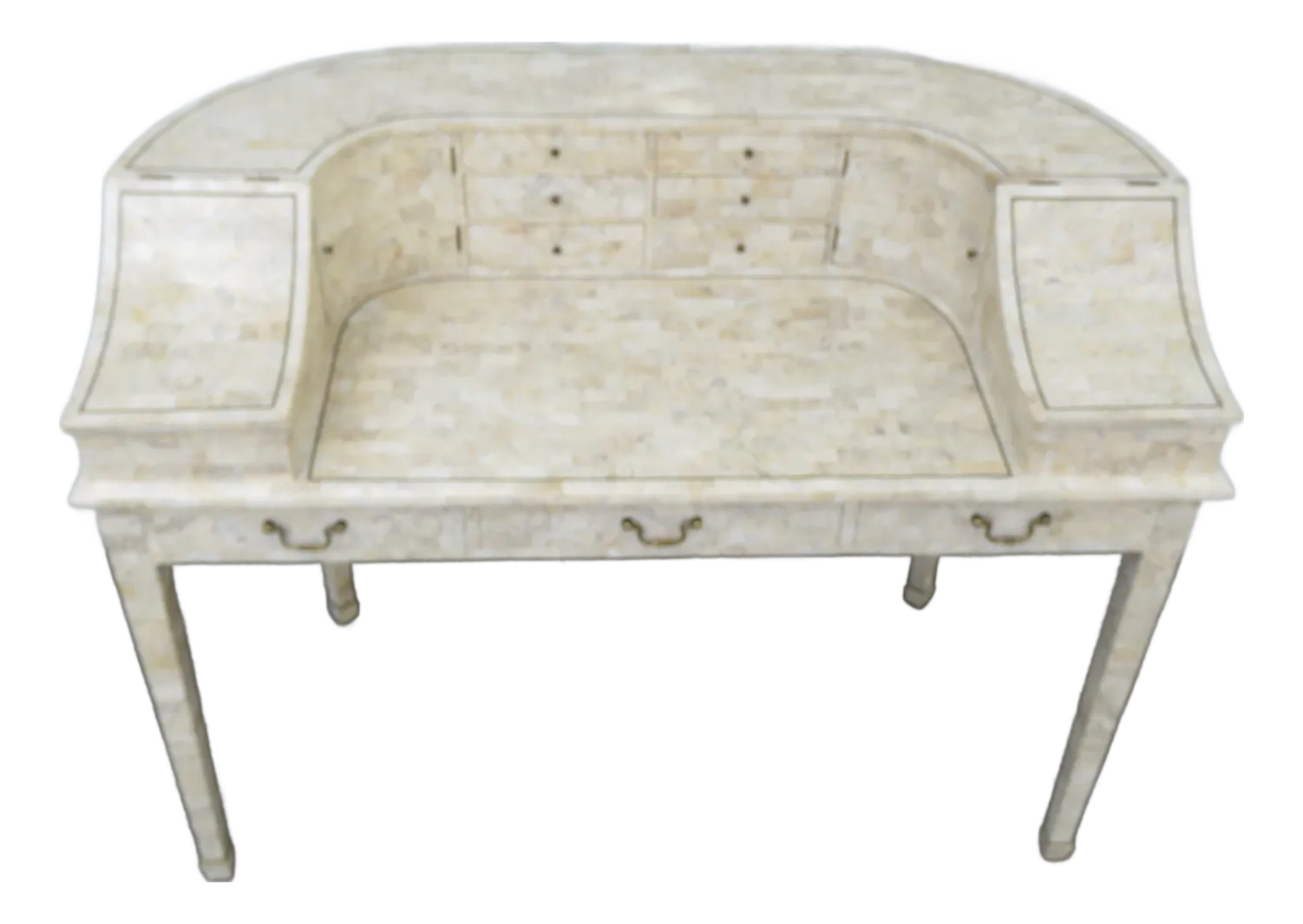 Maitland Smith Tessellated Stone Carlton House Writing Office Desk