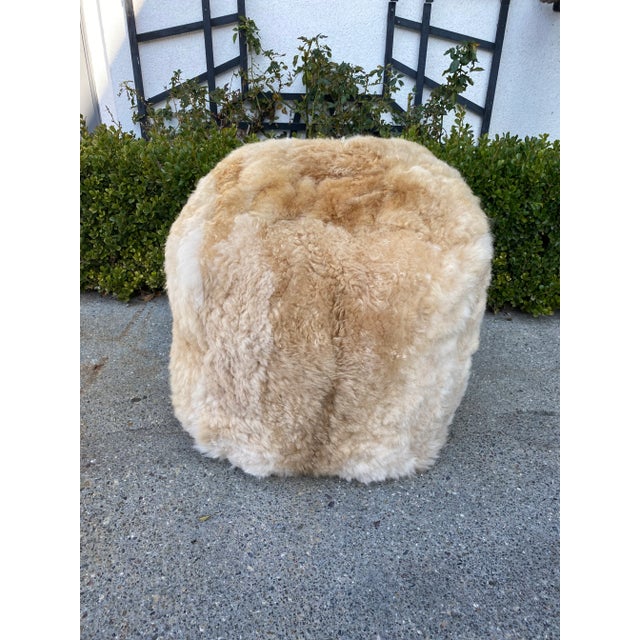The softest ottoman ever! This alpaca fur poof is too fabulous! We love the idea of adding it to a sitting area to prop...