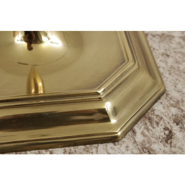 1980s Mid-Century Modern Adjustable Brass Floor Lamp For Sale - Image 9 of 13