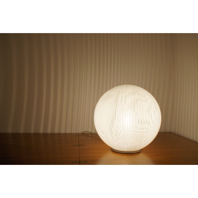 1970s Tessuto Series Santillana Table Lamp by Diaz De Santillana for Venini, 1960s For Sale - Image 5 of 5