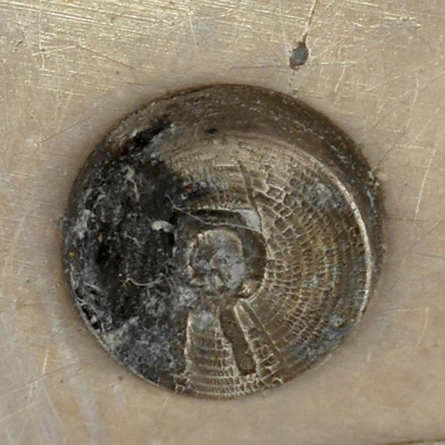 Vintage Nickel-Plated Candleholders, Germany, Set of 2 For Sale - Image 5 of 6