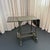 Mid 20th Century Industrial Metal Rolling Typewriter Stand Drop Leaf Table For Sale - Image 4 of 8
