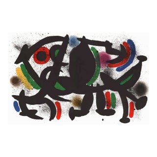 Joan Miro Original Lithograph V1-8d Mourlot 1970 For Sale