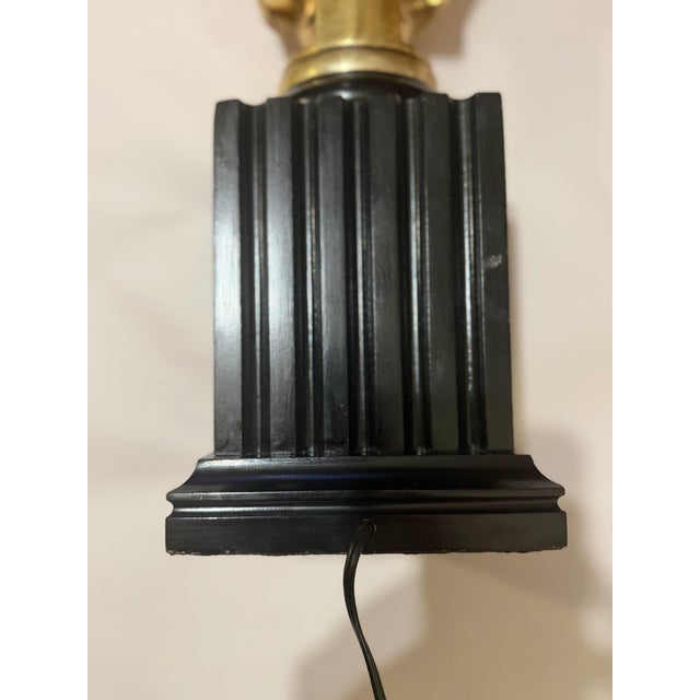 1950's Neoclassical Gilded Bust of Diana For Sale - Image 10 of 11