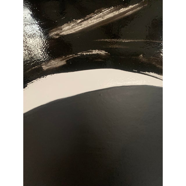 Early 21st Century Kardesch, Black and White No. 2406, Oil on Canvas For Sale - Image 5 of 10