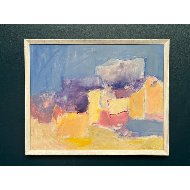 Aulikki Bondeson, Abstract Composition, 1994, Oil on Panel, Framed For Sale - Image 11 of 18