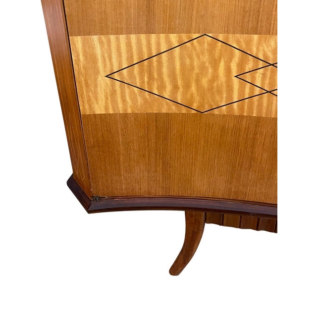 Italian Mid-Century Inlaid Six-Door Sideboard. 1960's. For Sale - Image 11 of 16