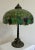 Early 20th Century Tree Trunk Lamp Base With Grape Leaded Shade For Sale - Image 13 of 13