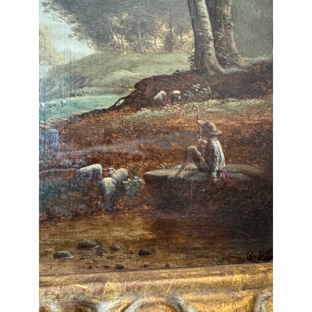 Realism Vintage Castle Lanscape Oil Painting, Robert Peterson (1940-) For Sale - Image 3 of 6