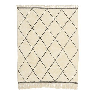 Hand-Knotted Wool Rug by Azele Studio For Sale