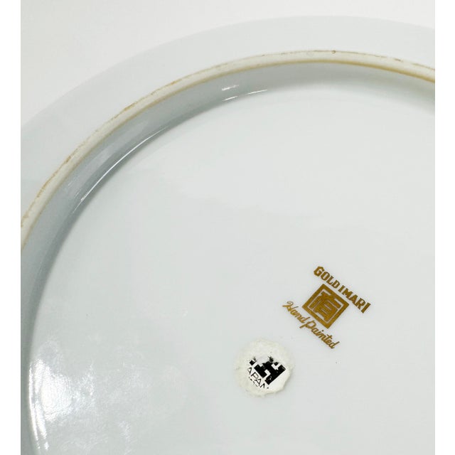 Vintage Hand-Painted Imari Porcelain Peacock Dish For Sale In Kansas City - Image 6 of 6