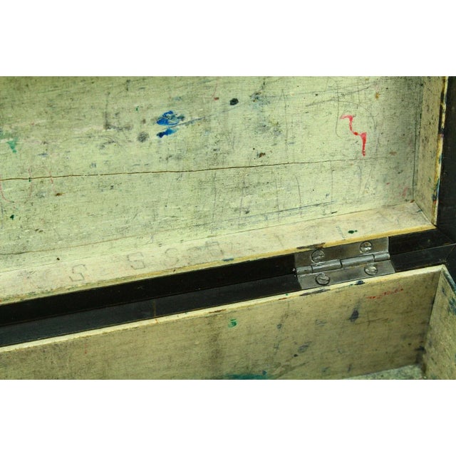 19th Cent. Rose Wood Mother-Of-Pearl Inlay & Micro-Mosaic Locking Box For Sale - Image 11 of 13