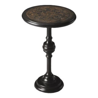 Selma Metal Accent Table, Black For Sale