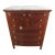 1930's Mahogany Inlay Marble Top Chest of Drawers For Sale