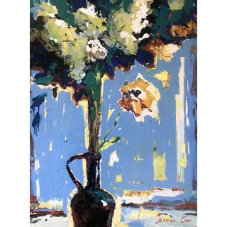 Oil Painting Morning Flowers Oksana Ivanyuk For Sale