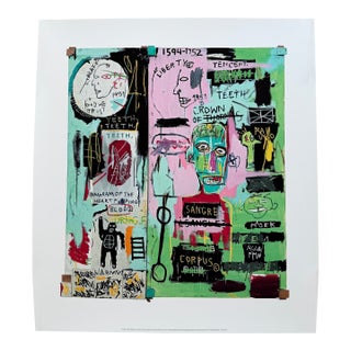 Jean Michel Basquiat (1960-1988), in Italian, 1983, Copyright Estate of Jean Michel Basquiat, Licensed by Artestar New York, Printed in the Uk For Sale