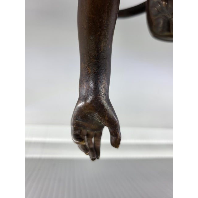 Brown Levasseur Henri Louis, The Shepherd's Star, 1880s, Bronze For Sale - Image 8 of 18