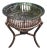 Franco Albini style fish trap rattan table. So eclectic, this table came from a house that was straight out of the 1970s....
