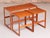 Mid-Century Modern Danish Teak Nesting Tables by Arne Hovmand Olsen for Mogens Kold, 1960s, Set of 3 For Sale - Image 6 of 12
