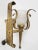 Traditional Vintage Wall Sconces - Wrought Iron With Gilt Finish - A Pair For Sale - Image 3 of 11