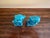 Mid-Century Chinoiserie Turquoise Glazed Porcelain Foo Dogs, Pair For Sale - Image 10 of 11