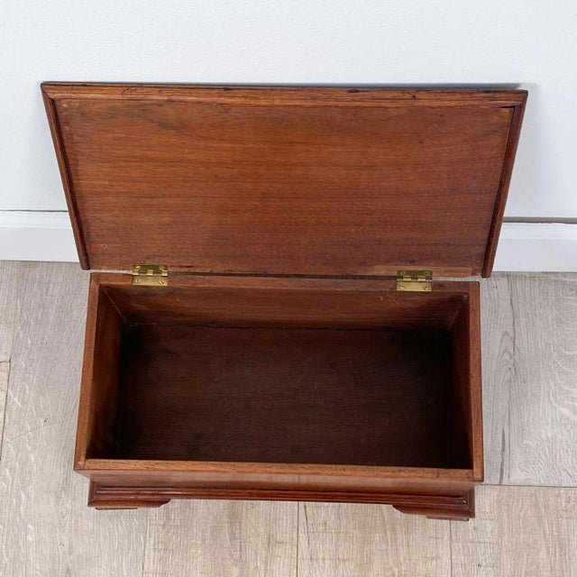 Brown Provincial Small Chippendale Chest on Bracket Feet, American, 18th or 19th Century For Sale - Image 8 of 10