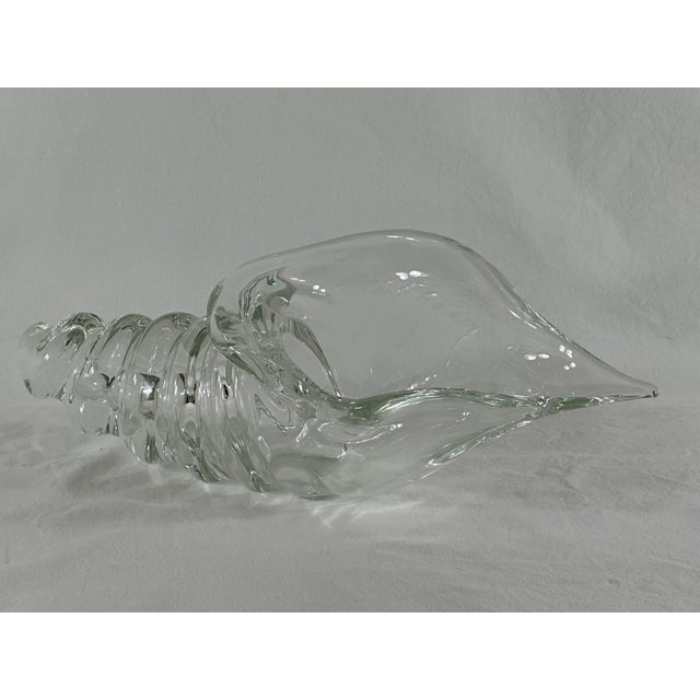 Mid 20th Century Licio Zanetti Sea Shell Sculpture Glass Murano Italy Signed For Sale - Image 10 of 18
