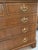 English 1980s Baker Furniture Georgian Style Bachelor Five Drawer Chest For Sale - Image 3 of 12