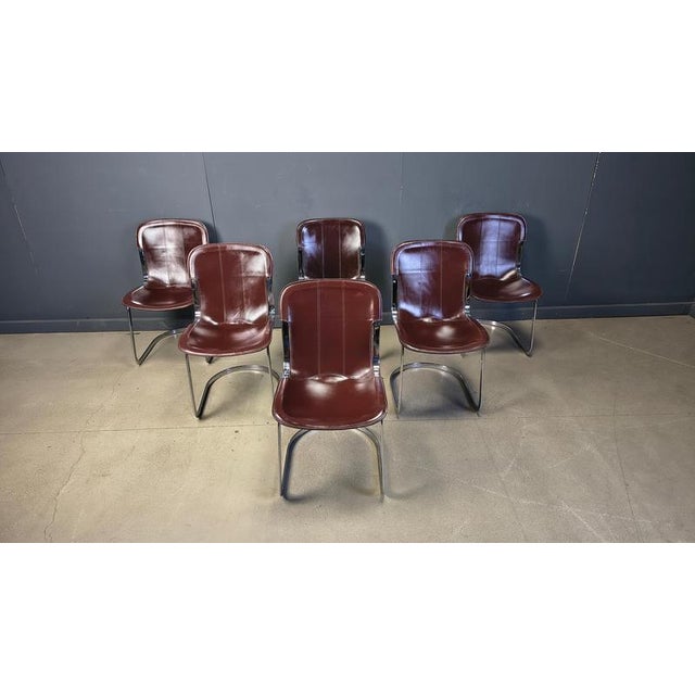 Vintage Dining Chairs from Cidue, 1970s, Set of 6 For Sale - Image 14 of 15
