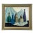 Vintage Original Oil Painting Still Life Bottles Jugs, Framed Art, Canvas, Blue For Sale
